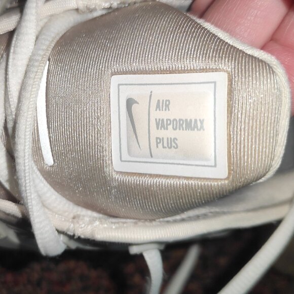 "Men's Nike Air VaporMax Plus White/Grey Sneaker.s:6,5us,39eur. Geometric Desig - Picture 5 of 7